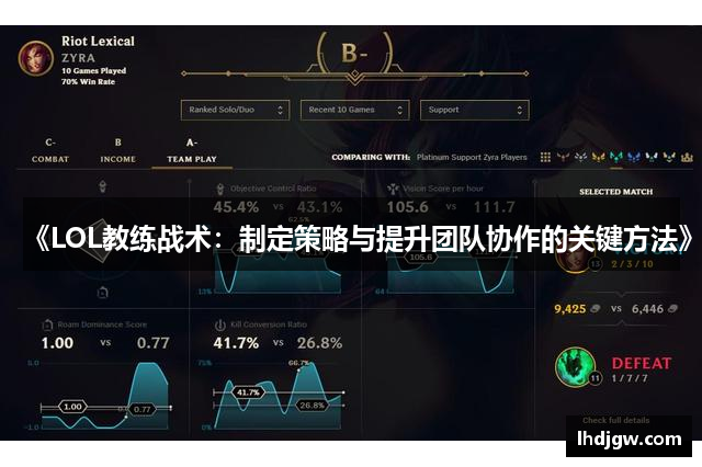 《LOL教练战术：制定策略与提升团队协作的关键方法》